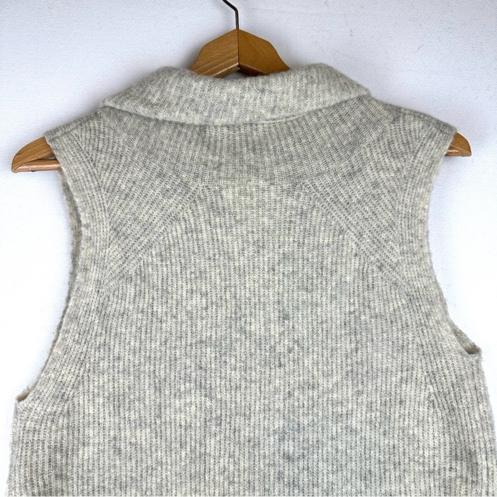 Community Sleeveless Turtleneck Wool Blend Sweater - Picture 5 of 11